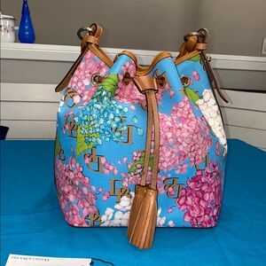 Dooney & Bourke Hydrangea Drawstring Bag
